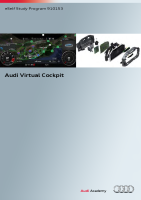 SSP 910153 - Audi Virtual Cockpit 